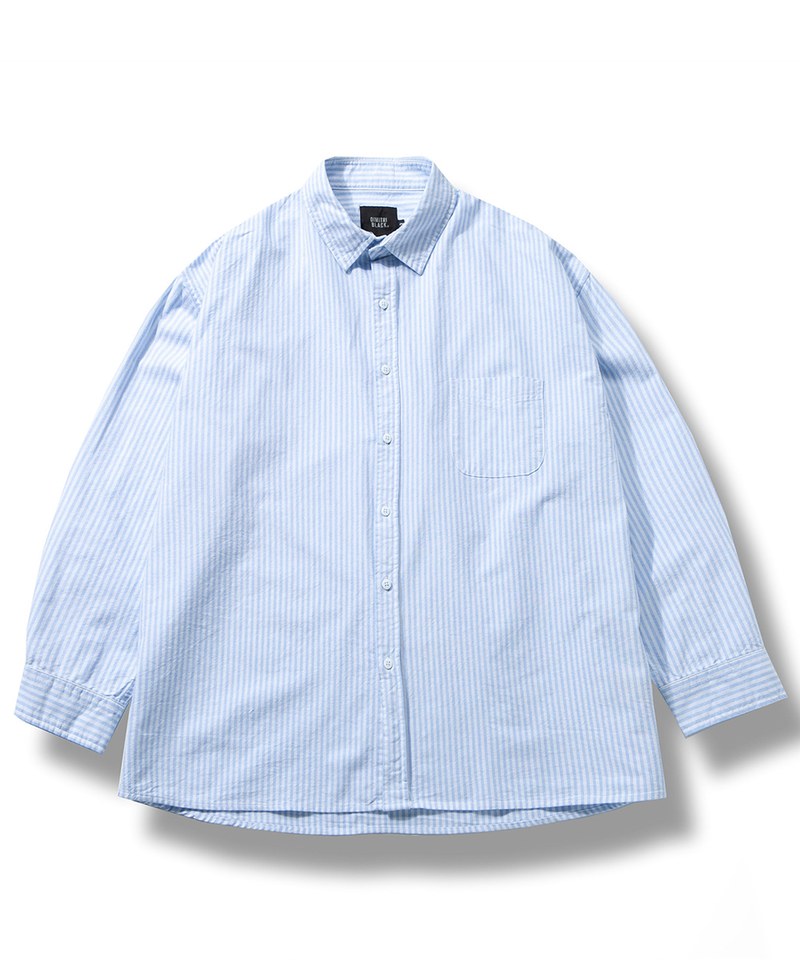 DMB0213-222 寬鬆直紋長袖襯衫 BASIC RELAXFIT STRIPE SHIRTS-ALL SEASON