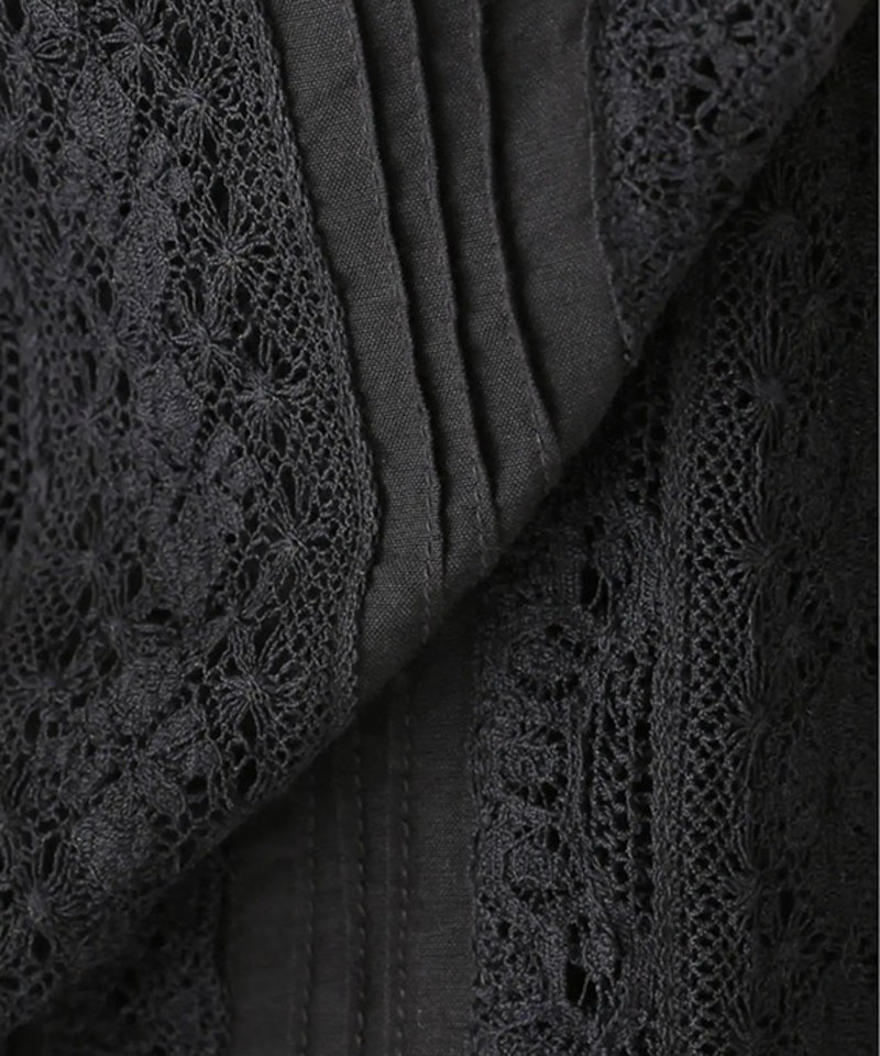 WASHABLE/Antique Lace 無袖蕾絲襯衫