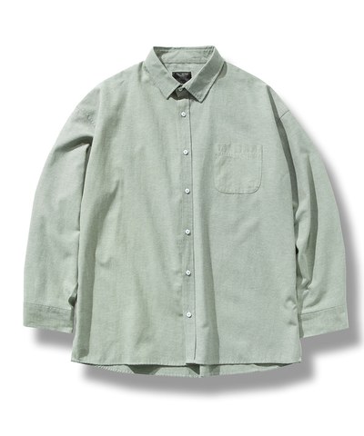 寬鬆素面長袖襯衫 BASIC RELAXFIT SHIRTS-ALL SEASON